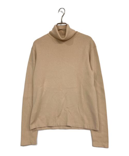 CABAN（キャバン）CABAN (キャバン) コットンカシミヤタートルネックニット ベージュ サイズ:Sの古着・服飾アイテム