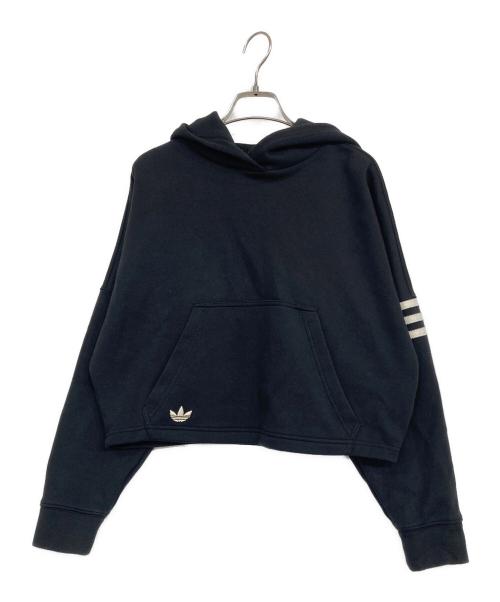 adidas（アディダス）adidas (アディダス) NEUCLASSICS パーカー ブラック サイズ:Mの古着・服飾アイテム