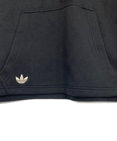 adidas（アディダス）adidas (アディダス) NEUCLASSICS パーカー ブラック サイズ:Mの古着・服飾アイテム