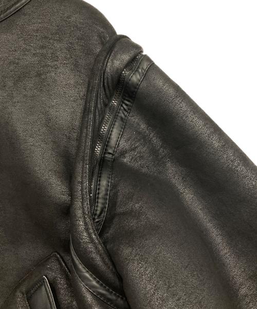 SLY（スライ）SLY (スライ) DAL 2WAY OVER SIZE B-3 ブラック×ベージュ サイズ:1の古着・服飾アイテム