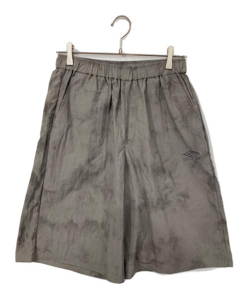 UMBRO（アンブロ）UMBRO (アンブロ) FREAK'S STORE (フリークスストア) 別注 Nylon Wide Shorts グレー サイズ:M 未使用品の古着・服飾アイテム
