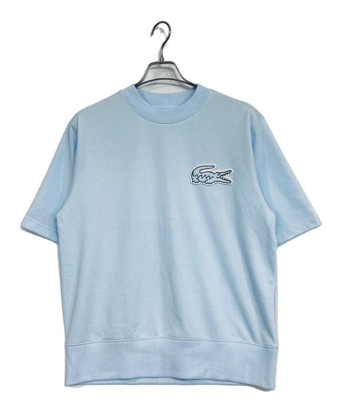 LACOSTE（ラコステ）LACOSTE (ラコステ) オーバーサイズクロックエンブレムスウェットTシャツ ブルー サイズ:SIZE 4の古着・服飾アイテム
