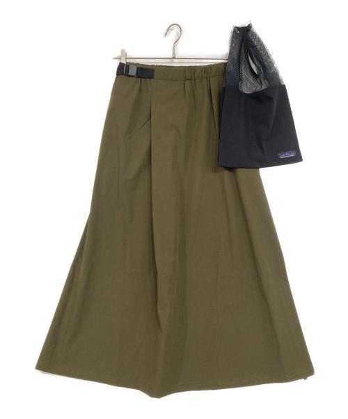 Thousand Mile（サウザンドマイル）Thousand Mile (サウザンドマイル) FREAK'S STORE (フリークストア) ベルトスカート カーキ サイズ:SIZE Fの古着・服飾アイテム