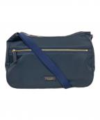 BLUE LABEL CRESTBRIDGEブルーレーベルクレストブリッジ）の古着「ナイロンワンショルダーバッグ」｜ネイビー