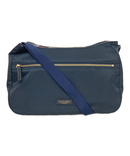 BLUE LABEL CRESTBRIDGE（ブルーレーベルクレストブリッジ）BLUE LABEL CRESTBRIDGE (ブルーレーベルクレストブリッジ) ナイロンワンショルダーバッグ ネイビーの古着・服飾アイテム