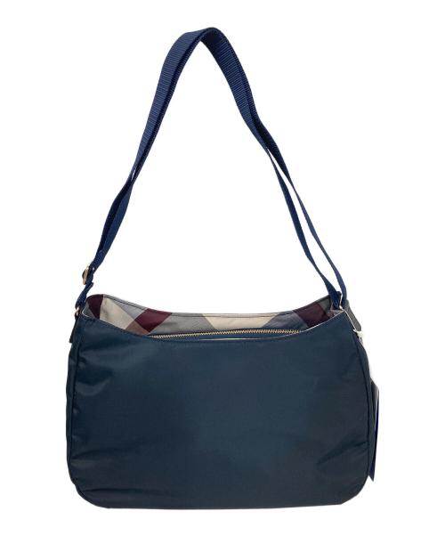 BLUE LABEL CRESTBRIDGE（ブルーレーベルクレストブリッジ）BLUE LABEL CRESTBRIDGE (ブルーレーベルクレストブリッジ) ナイロンワンショルダーバッグ ネイビーの古着・服飾アイテム