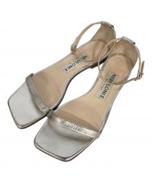 NEBULONIE（ネブローニ）の古着「スクエアトゥーサンダル」｜シルバー