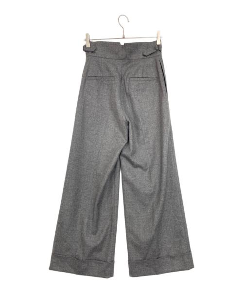 uncrave（アンクレイヴ）uncrave (アンクレイヴ) スーチング ワイドパンツ グレー サイズ:SIZE 0の古着・服飾アイテム