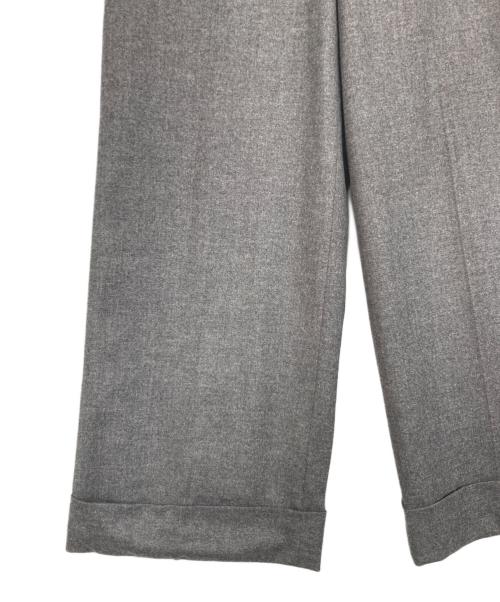 uncrave（アンクレイヴ）uncrave (アンクレイヴ) スーチング ワイドパンツ グレー サイズ:SIZE 0の古着・服飾アイテム