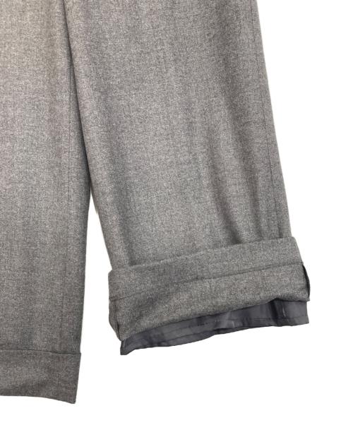 uncrave（アンクレイヴ）uncrave (アンクレイヴ) スーチング ワイドパンツ グレー サイズ:SIZE 0の古着・服飾アイテム