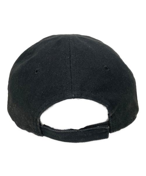 BALENCIAGA（バレンシアガ）BALENCIAGA (バレンシアガ) 刺繍ロゴキャップ ブラック サイズ:SIZE L (58ｃｍ)の古着・服飾アイテム