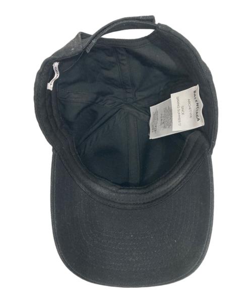 BALENCIAGA（バレンシアガ）BALENCIAGA (バレンシアガ) 刺繍ロゴキャップ ブラック サイズ:SIZE L (58ｃｍ)の古着・服飾アイテム
