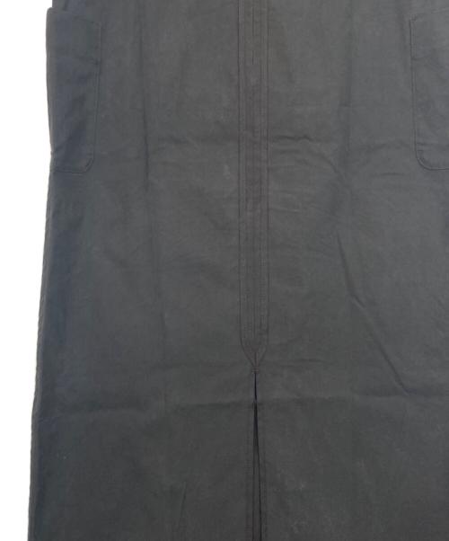 i'm here（アイムヒアー）i'm here (アイムヒアー) フロントジップデザインノースリーブワンピース ブラック サイズ:SIZE Mの古着・服飾アイテム