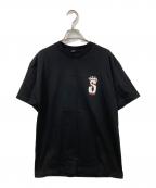 stussyステューシー）の古着「Nuff Respect Due TEE/ナフリスペクトドゥTシャツ」｜ブラック