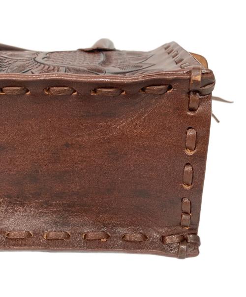 Carving Tribes（カービングトライブス）Carving Tribes (カービングトライブス) カービングバッグ ブラウンの古着・服飾アイテム