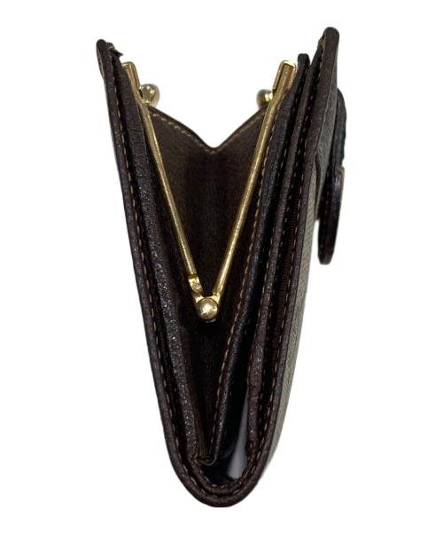 GUCCI（グッチ）GUCCI (グッチ) GGスプリーム2つ折り財布 ベージュの古着・服飾アイテム