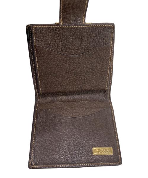 GUCCI（グッチ）GUCCI (グッチ) GGスプリーム2つ折り財布 ベージュの古着・服飾アイテム