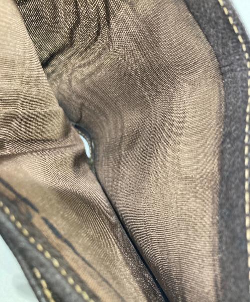 GUCCI（グッチ）GUCCI (グッチ) GGスプリーム2つ折り財布 ベージュの古着・服飾アイテム