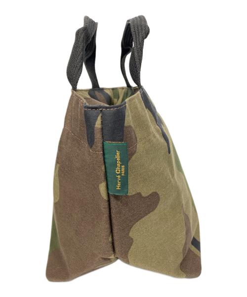 Herve Chapelier（エルベシャプリエ）Herve Chapelier (エルベシャプリエ) 1027Wカモフラージュトートバッグ カーキの古着・服飾アイテム