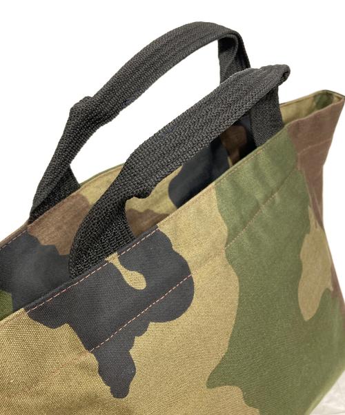 Herve Chapelier（エルベシャプリエ）Herve Chapelier (エルベシャプリエ) 1027Wカモフラージュトートバッグ カーキの古着・服飾アイテム