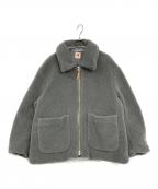 MACOBERマコバ）の古着「ボアジャケット」｜グレー