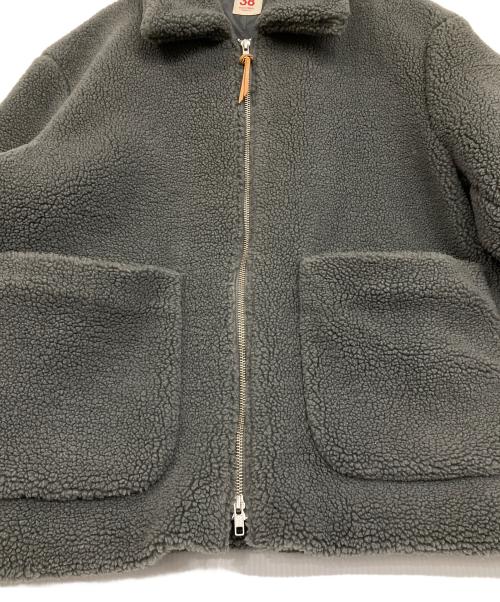 MACOBER（マコバ）MACOBER (マコバ) ボアジャケット グレー サイズ:Fの古着・服飾アイテム