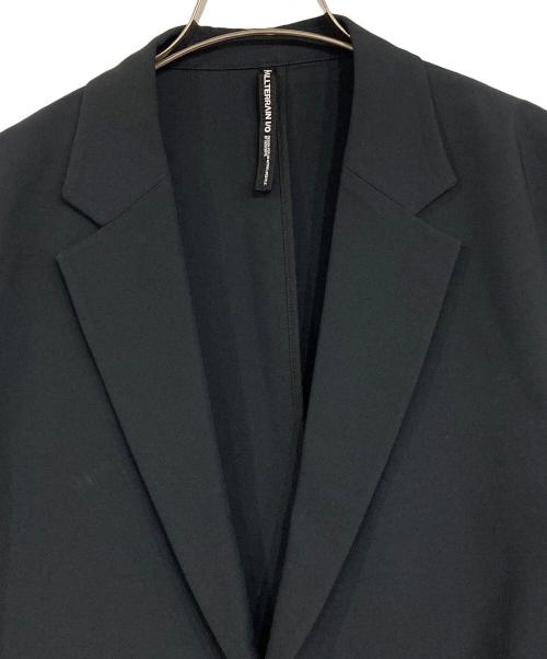 DESCENTE ALLTERRAIN I/O（デサントオルテラインアイオー）DESCENTE ALLTERRAIN I/O (デサントオルテラインアイオー) テックテーラードスリムジャケット ブラック サイズ:Mの古着・服飾アイテム