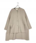 LE PHILル フィル）の古着「ソフトウールリバーコート」｜ベージュ