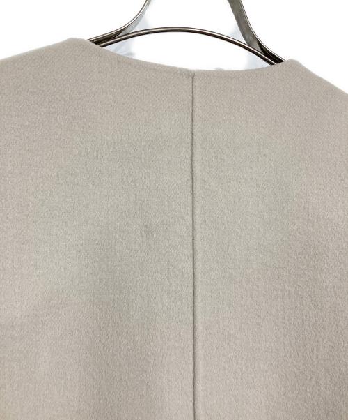 LE PHIL（ル フィル）LE PHIL (ル フィル) ソフトウールリバーコート ベージュ サイズ:Fの古着・服飾アイテム