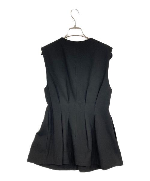 trefle+1（トレフルプラスワン）trefle+1 (トレフルプラスワン) スカラップベスト ブラック サイズ:01の古着・服飾アイテム