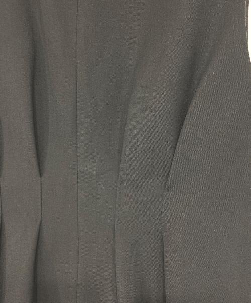 trefle+1（トレフルプラスワン）trefle+1 (トレフルプラスワン) スカラップベスト ブラック サイズ:01の古着・服飾アイテム