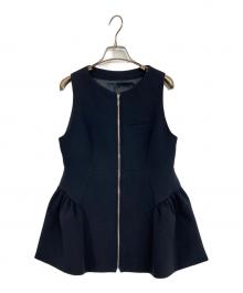 M Maglie le cassetto（エム マーリエ ル カセット）の古着「今っぽ上品ジレ」｜ネイビー