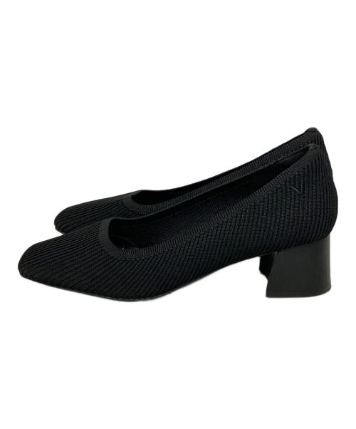 VIVAIA（ビバイア）VIVAIA (ビバイア) ニットパンプス ブラック サイズ:38の古着・服飾アイテム