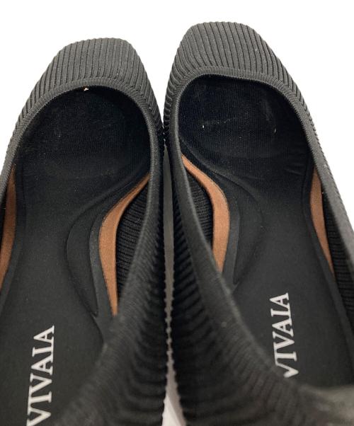 VIVAIA（ビバイア）VIVAIA (ビバイア) ニットパンプス ブラック サイズ:38の古着・服飾アイテム