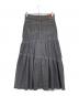 Something (サムシング) FREAK'S STORE (フリークストア) 別注 Asymmetry Tiered Skirt/アシンメトリー ティアードスカート グレー サイズ:M：4000円