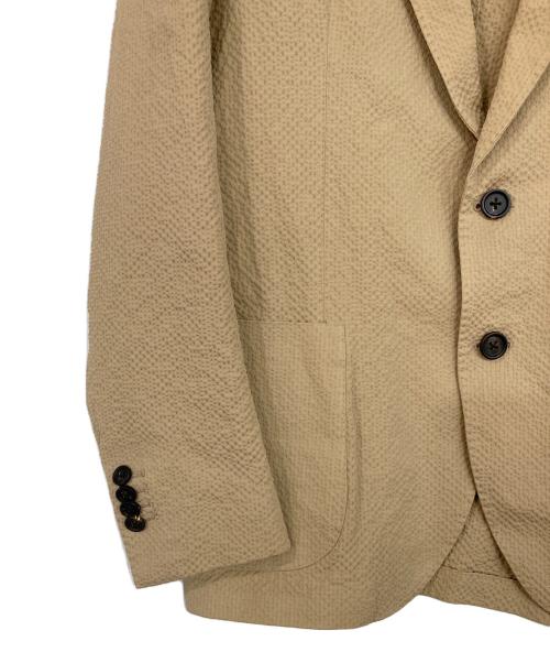 BAGNOLI（バニョーリ）BAGNOLI (バニョーリ) シアサッカーセットアップスーツ ベージュ サイズ:50の古着・服飾アイテム