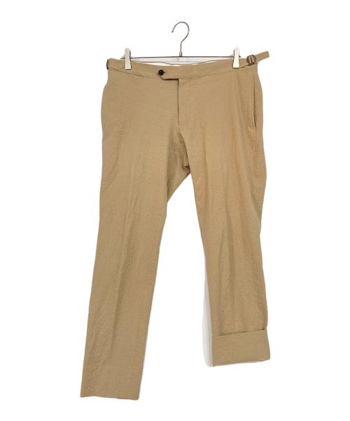 BAGNOLI（バニョーリ）BAGNOLI (バニョーリ) シアサッカーセットアップスーツ ベージュ サイズ:50の古着・服飾アイテム