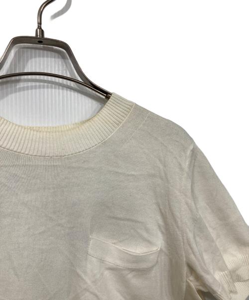 sacai（サカイ）sacai (サカイ) Komon Print Knit Pullover アイボリー サイズ:2の古着・服飾アイテム