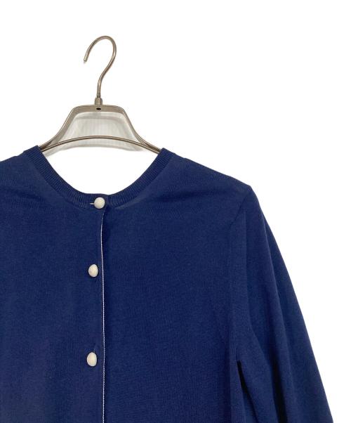 sacai luck（サカイラック）sacai luck (サカイラック) レース切替カーディガン ネイビー サイズ:2の古着・服飾アイテム