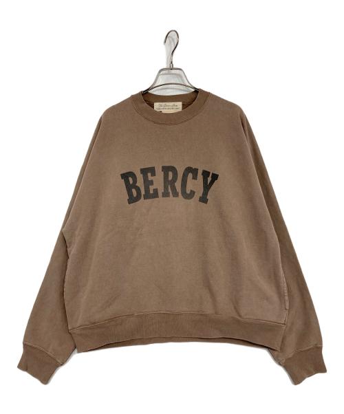 REMI RELIEF（レミレリーフ）REMI RELIEF (レミレリーフ) Rouge vif (ルージュヴィフ) クルーネックスウェット ブラウン サイズ:Fの古着・服飾アイテム