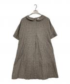 BASCO nestバスコネスト）の古着「コットンリネンワンピース」｜グレー