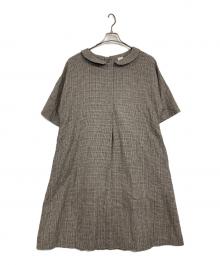 BASCO nest（バスコネスト）の古着「コットンリネンワンピース」｜グレー