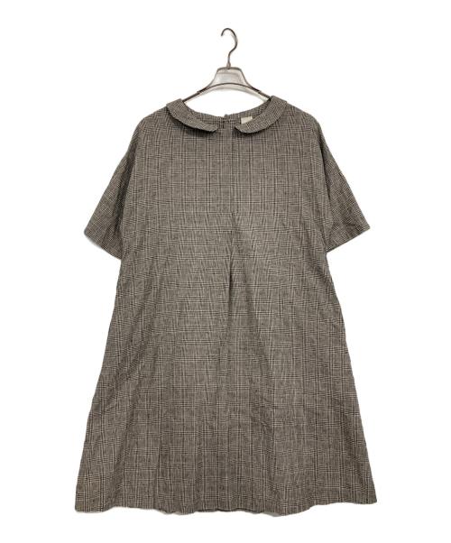 BASCO nest（バスコネスト）BASCO nest (バスコネスト) コットンリネンワンピース グレー サイズ:2の古着・服飾アイテム