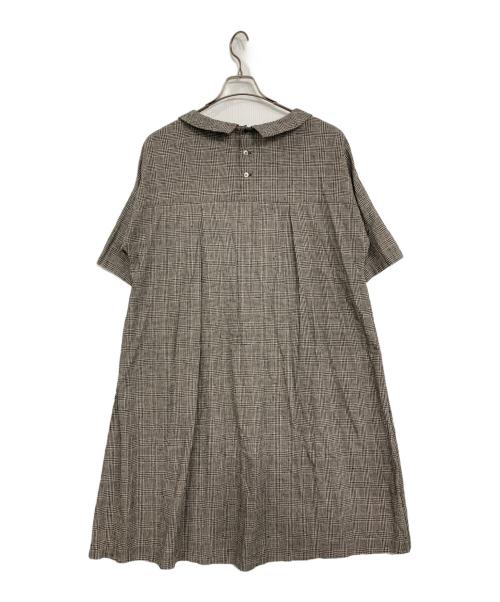 BASCO nest（バスコネスト）BASCO nest (バスコネスト) コットンリネンワンピース グレー サイズ:2の古着・服飾アイテム