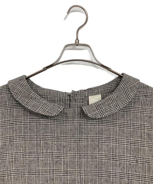 BASCO nest（バスコネスト）BASCO nest (バスコネスト) コットンリネンワンピース グレー サイズ:2の古着・服飾アイテム