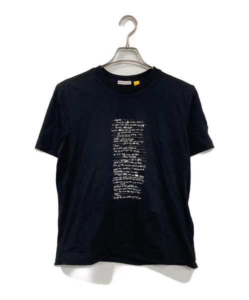 MONCLER（モンクレール）MONCLER (モンクレール) Willow SMITH (ウィロー スミス) プリントTシャツ ブラック サイズ:Mの古着・服飾アイテム