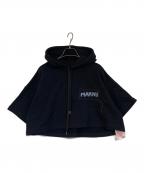 MARNIマルニ）の古着「半袖パーカー」｜ブラック