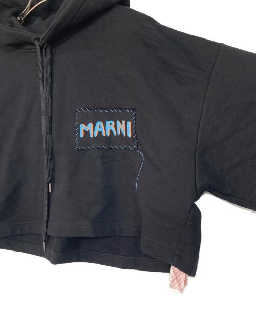 MARNI（マルニ）MARNI (マルニ) 半袖パーカー ブラック サイズ:40の古着・服飾アイテム