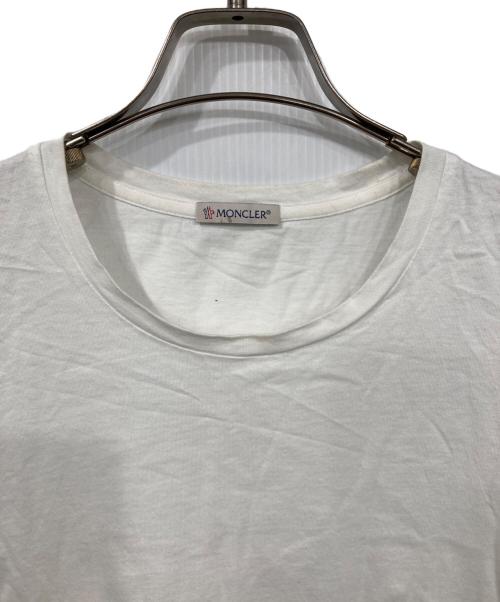 MONCLER（モンクレール）MONCLER (モンクレール) ミニワッペンTシャツ ホワイト サイズ:XLの古着・服飾アイテム