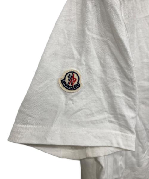 MONCLER（モンクレール）MONCLER (モンクレール) ミニワッペンTシャツ ホワイト サイズ:XLの古着・服飾アイテム
